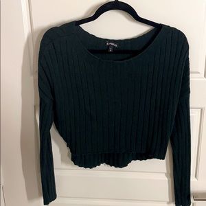 Express crop sweater